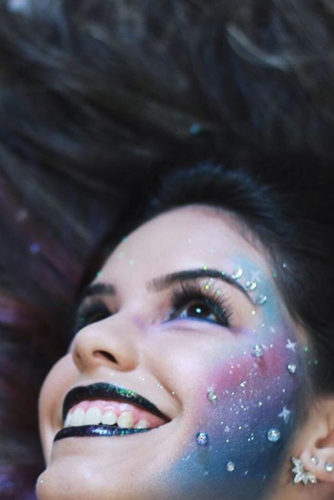 21 Galaxy Makeup Looks - Creative Makeup Ideas for Extraordinary Girls