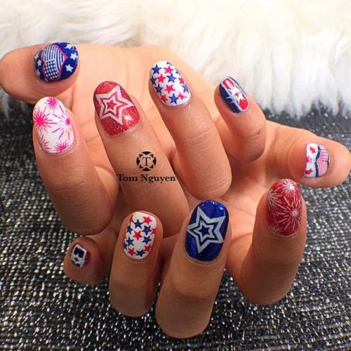 15 Fun and Easy Nail Designs to Celebrate Labor Day