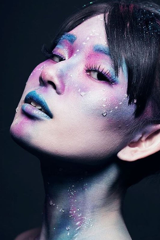 Galaxy Makeup Looks Creative Makeup Ideas For Extraordinary Girls