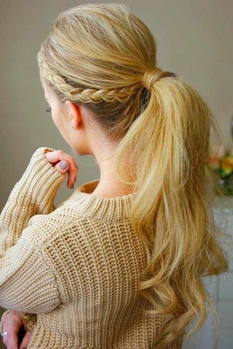 Flirty ponytail