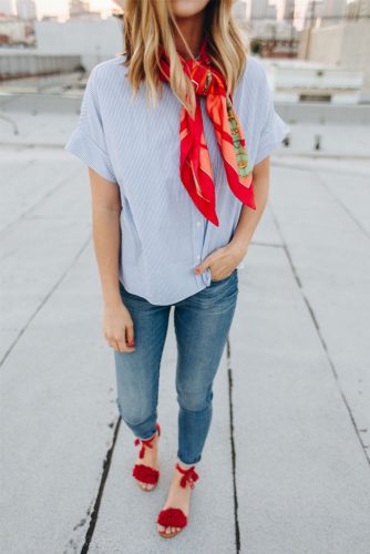How to Wear a Scarf - Adding Color picture 3