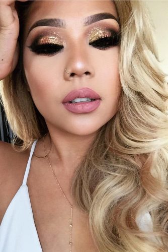 18 Charming Rose Gold Makeup Looks from Day to Night