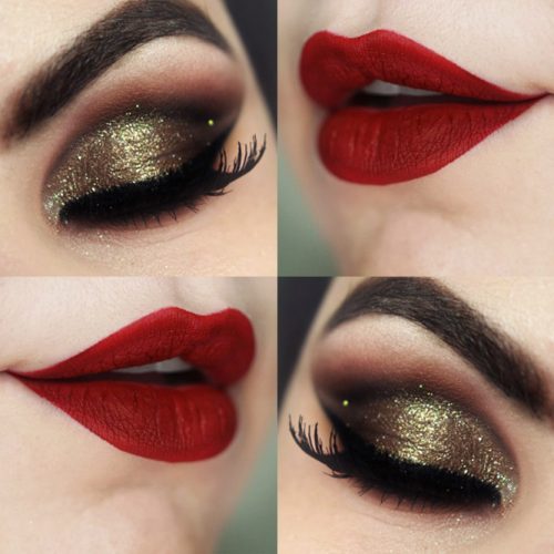 18 Festive Christmas Makeup Ideas