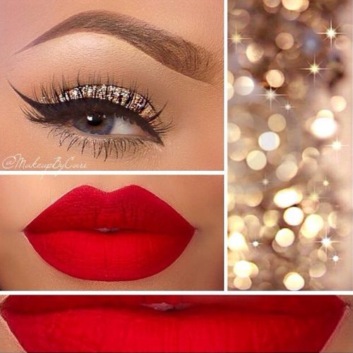 18 Festive Christmas Makeup Ideas