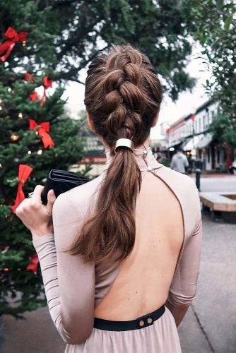 Christmas Party Braid Hairstyles