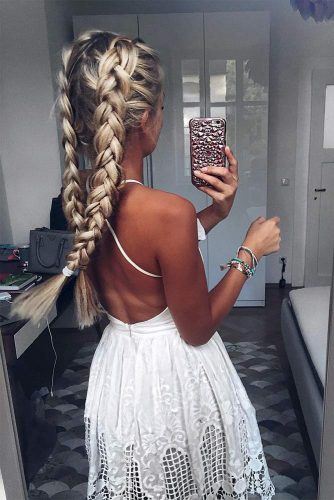 Christmas Party Braid Hairstyles
