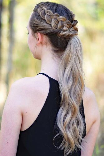 Braided Ponytail Ideas for This Winter Picture 5