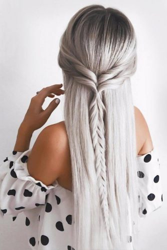 Beautiful Crowned Hairstyles for Long Hair Picture 3