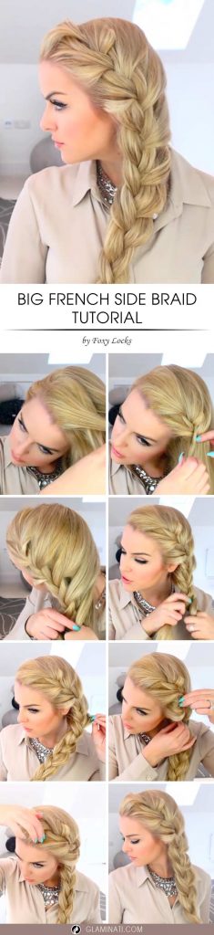 Hair How-To: Big French Side Braid