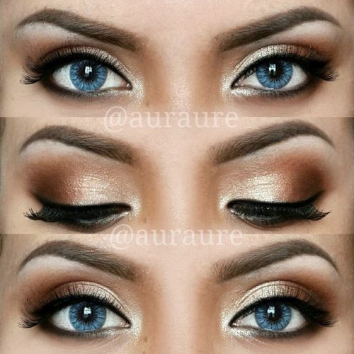 Smokey Makeup for Blue Eyes picture 1