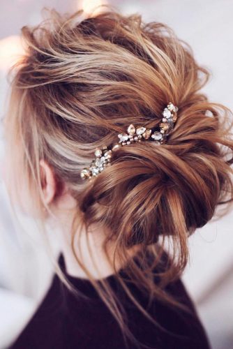 Chic Look with Messy Updo Hairstyles picture 1