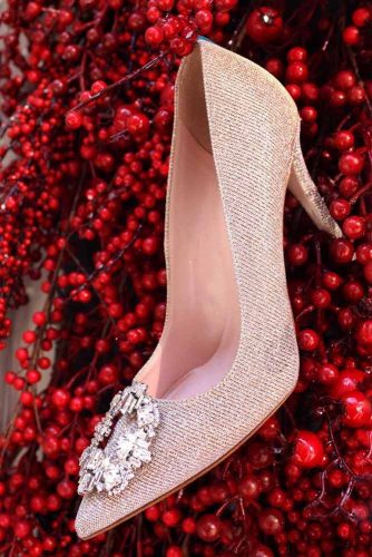 Bright Peach Cone Shoes For Prom Day