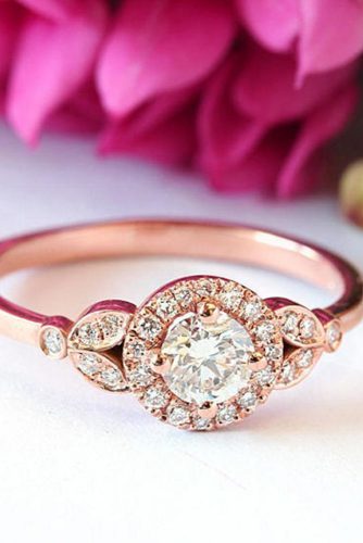 Luxurious Rose Gold Engagement Rings picture 2