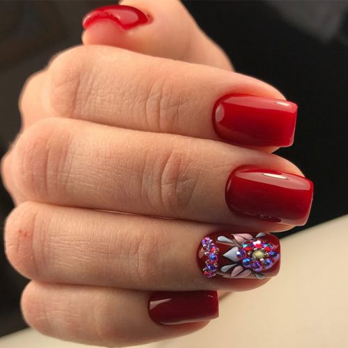 Stunning Red Nails Ideas picture 5