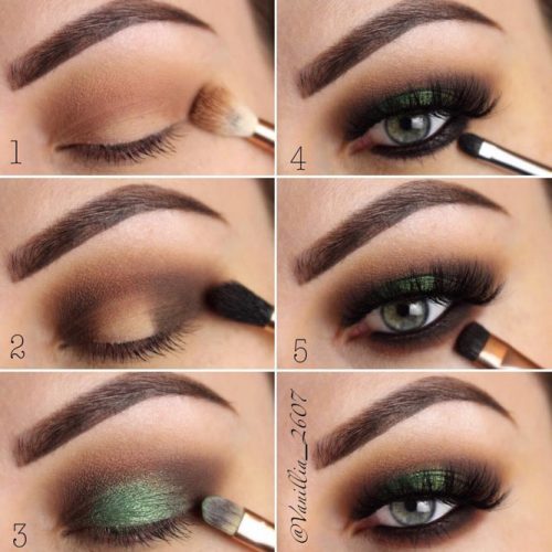 How To Apply Eyeshadow For Smokey Eyes Makeup #makeuptutorial #smokeyeyes
