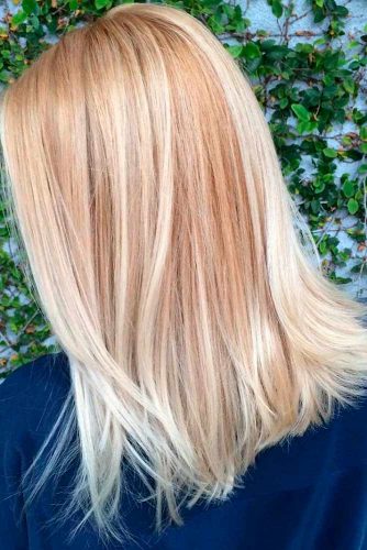Honey Blonde Bob with Lowlights