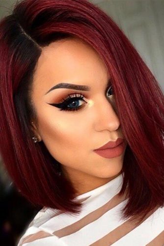 Sleek Ruby Lob