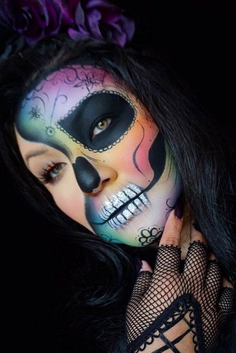 Colorful Sugar Skull Halloween Looks picture 3