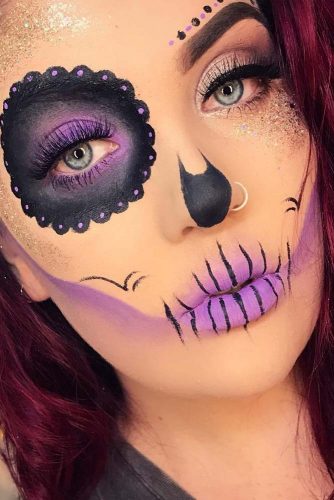 New Pretty Sugar Skull Makeup Ideas picture 4