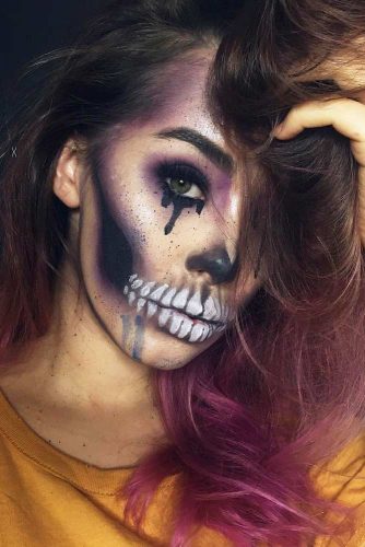 Newest Skeleton Makeup Ideas picture 3