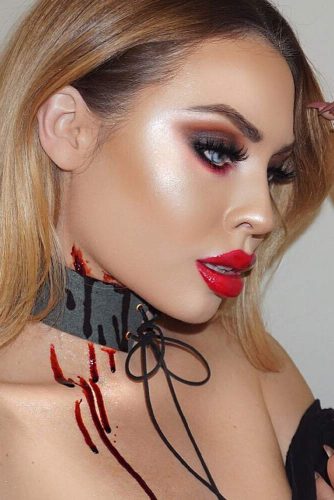 Pretty Vampire Halloween Makeup Ideas picture 3