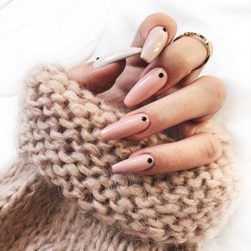 Acrylic Nails with Coffin Shape Picture 1