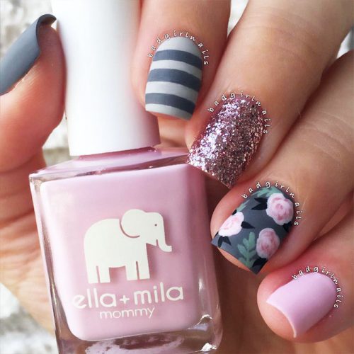 Square Shape Acrylic Nails Picture 4