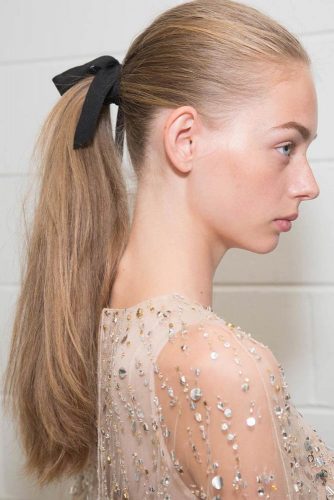 Simple Hairstyle with Bow