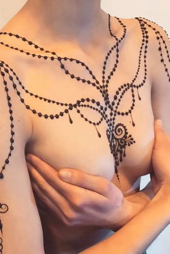 Henna Tattoo Designs For Chest Picture 3