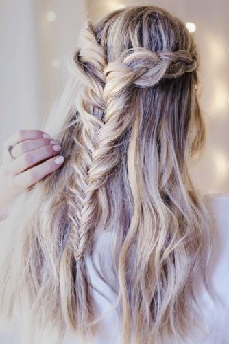 Girly Braided Crowns for Long Hair picture 1