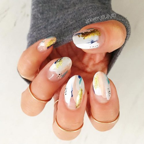 Elegant Oval Nail Shape #elegantnail