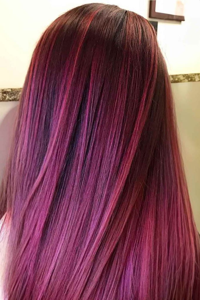 Light Purple Ombre Hair Color