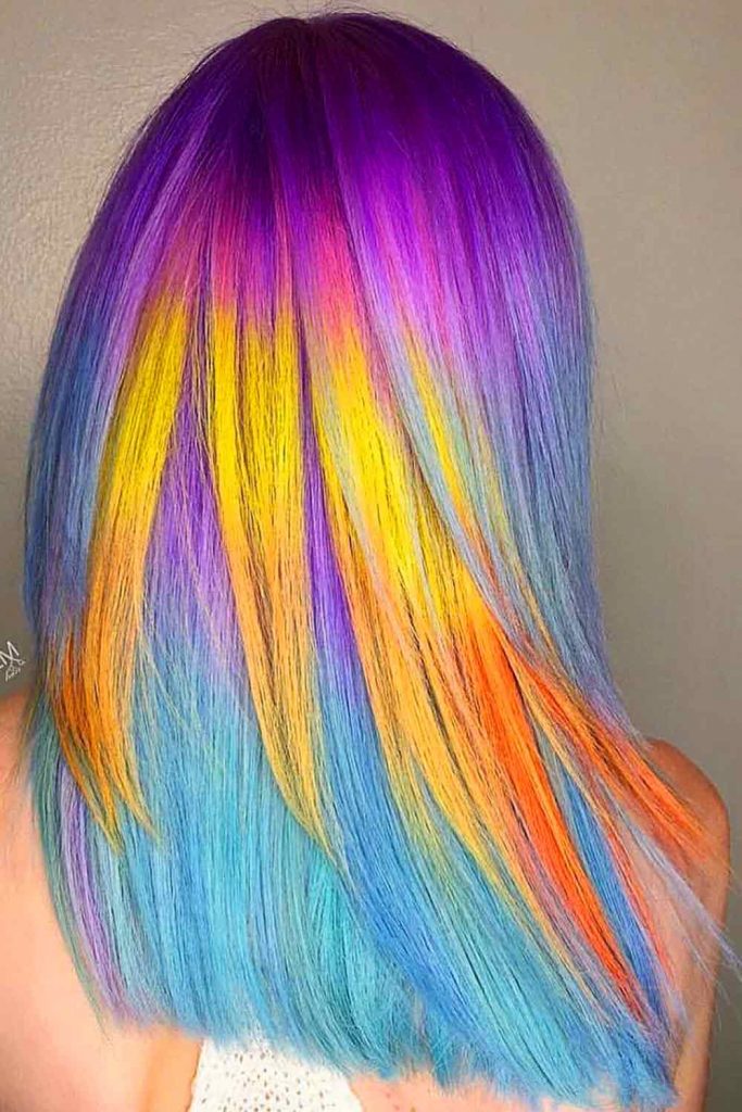 Peekaboo Rainbow Layers