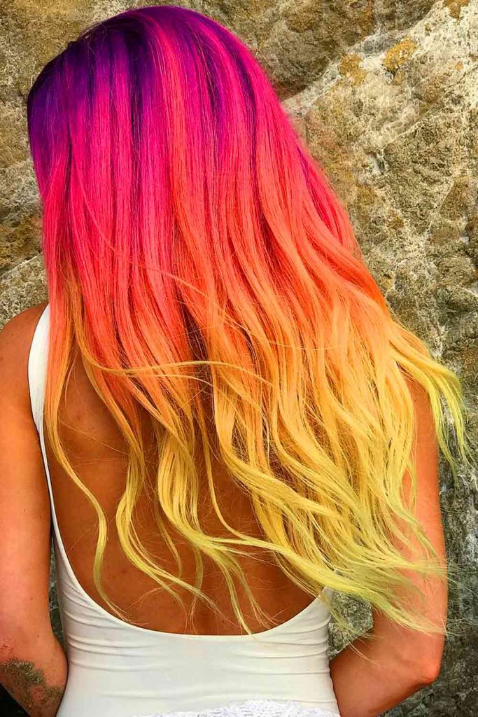 Malibu Sunset Ombre Hairstyle