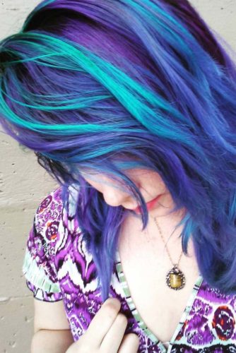 24 Fairy Blue Ombre Hair for Beautiful Girls