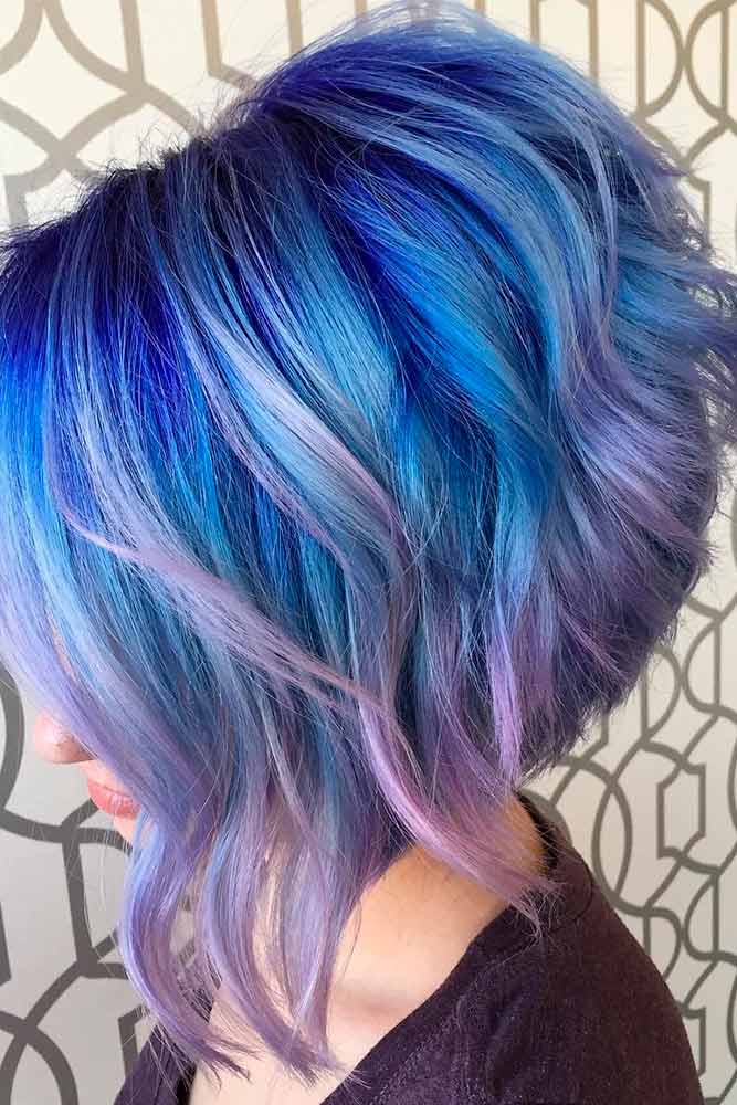 24 Fairy Blue Ombre Hair for Beautiful Girls