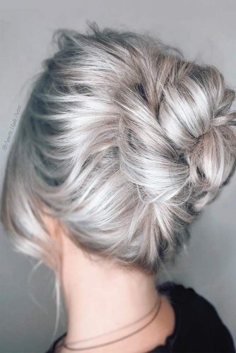 Stylish Neat Bun For Prom Evening picture 2