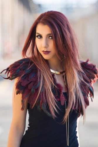 27 Best Red Ombre Hair Color Ideas for Long Hair