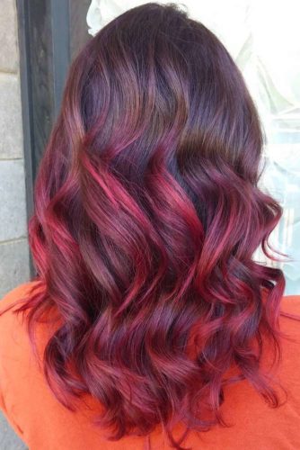 37 Best Red Ombre Hair Color Ideas for Long Hair