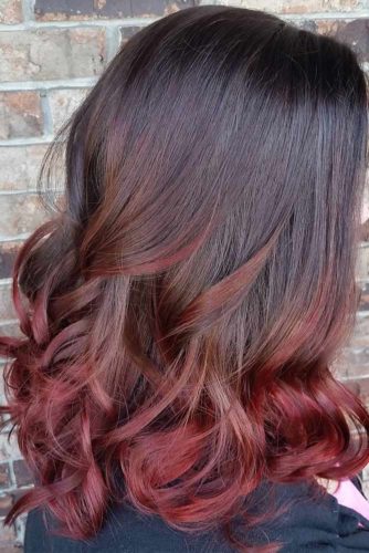 27 Best Red Ombre Hair Color Ideas for Long Hair