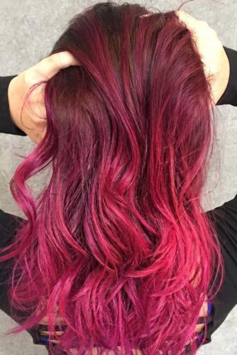 27 Best Red Ombre Hair Color Ideas for Long Hair