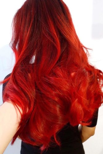 63 Best Red Ombre Hair Color Ideas For Long Hair