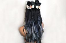 Fairy Blue Ombre Hair for Beautiful Girls