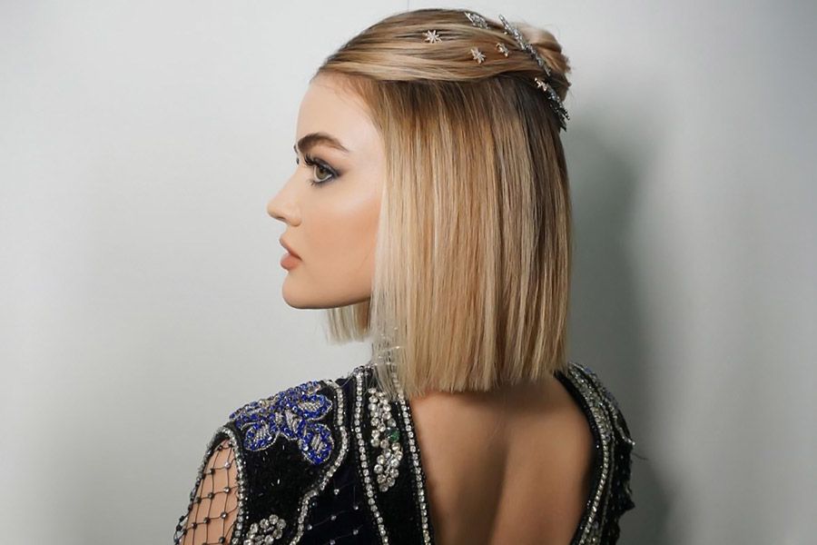 33 amazing prom hairstyles for short hair 2021