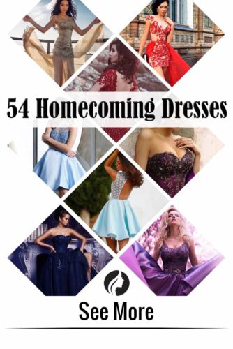 54 Most Beautiful Homecoming Dresses