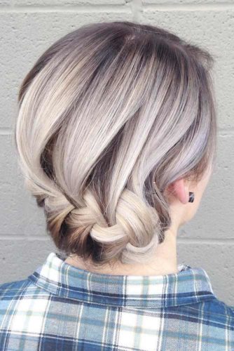 updos for short hair that will impress with their elegance