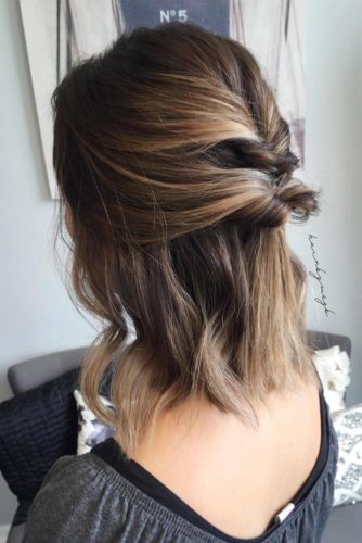 Updos For Short Hair That Will Impress With Their Elegance And Simplicity