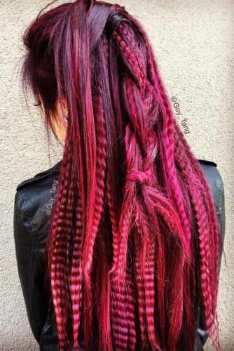 36 Charming Hairstyles for Red Ombre Hair