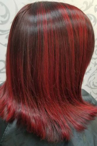 36 Charming Hairstyles for Red Ombre Hair