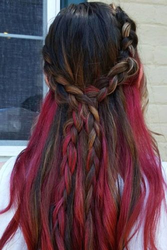 36 Charming Hairstyles for Red Ombre Hair